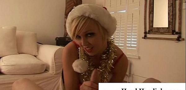  Sexy misses santa seduces the cameraman